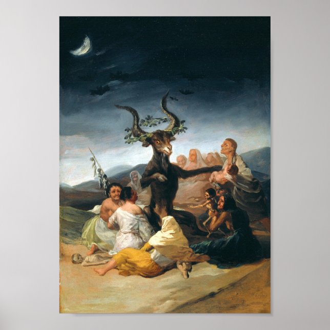 Póster Witches' Sabbath (Goya, 1798) (Frente)