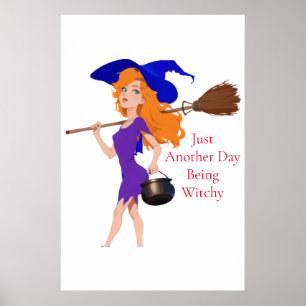 Póster Witchy Redhead Thunder_Cove