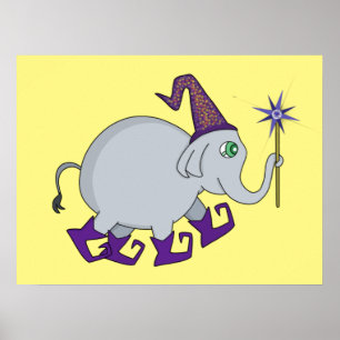 Póster Wizard Elephant