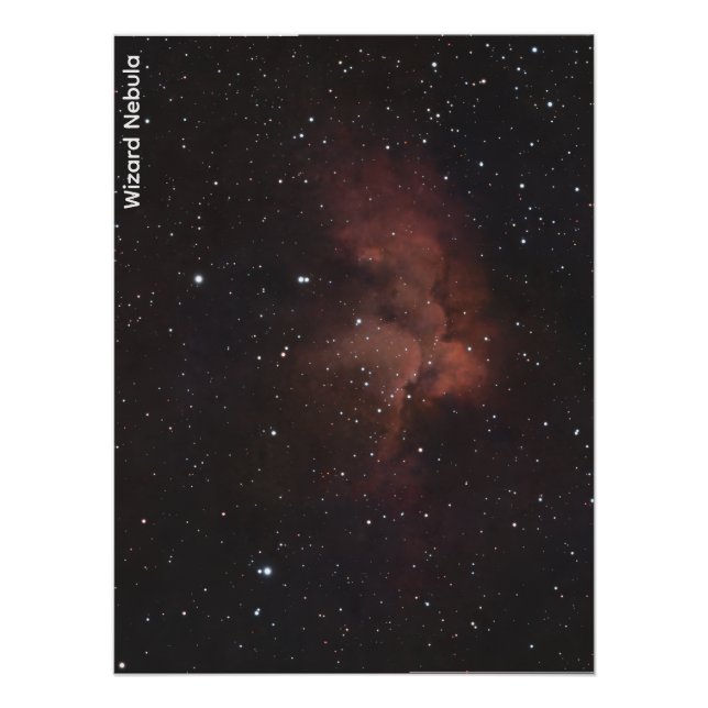 Póster Wizard Nebula Space (Anverso)