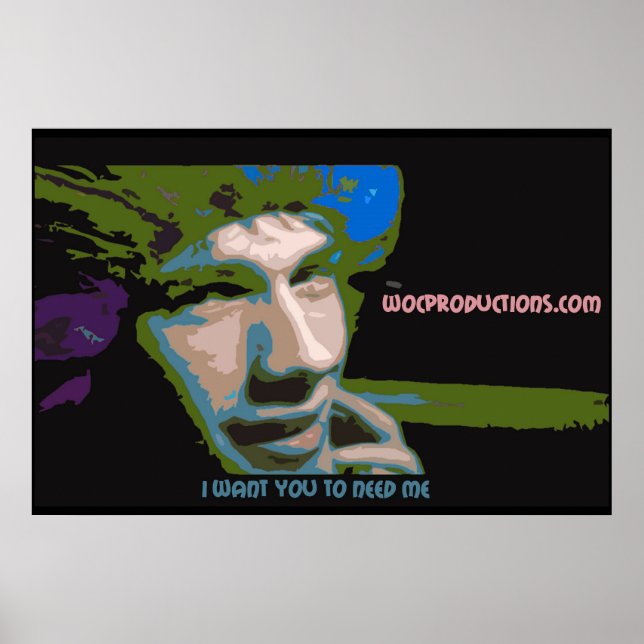 Póster WOC Oficial Quiero Que Me Necesites Poster (Frente)