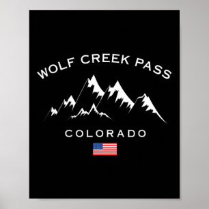 Póster Wolf Creek P Colorado Rocky Mountains Ski Resort S