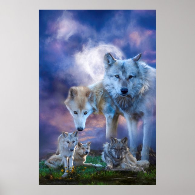 Póster Wolf Family BETTER WORLD (Frente)