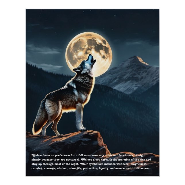 Póster Wolf Folklore (Anverso)