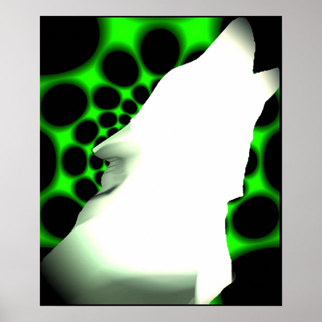 Póster Wolf howl (Frente)