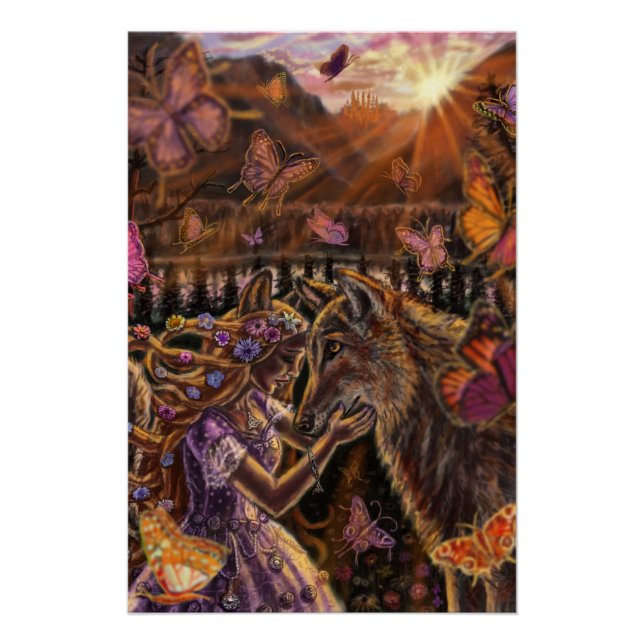 Póster Wolf Love (Anverso)