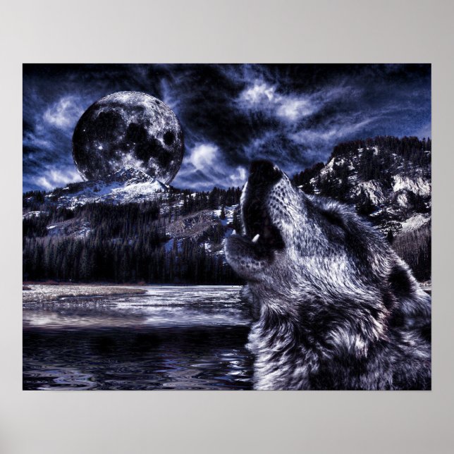 Póster Wolf Moon (Frente)