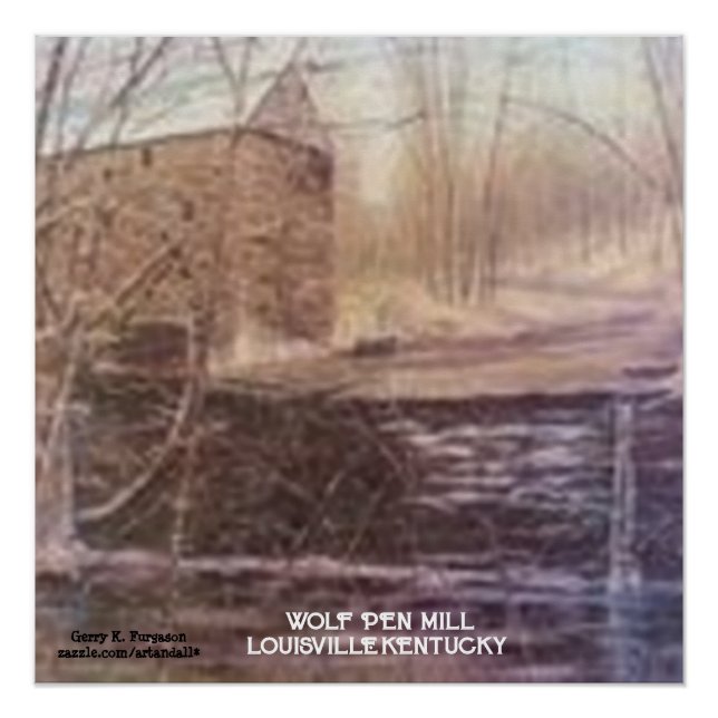 PÓSTER WOLF PEN MILL (Anverso)