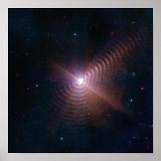 Póster Wolf-Rayet 140 Telescopio web James