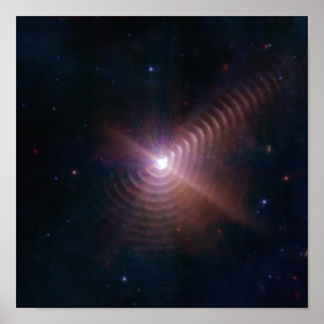 Póster Wolf-Rayet 140 Telescopio web James (Frente)