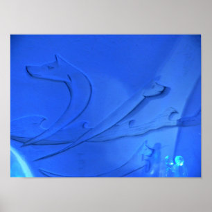 Póster Wolf Room en Hotel de Glace, Quebec, Canadá