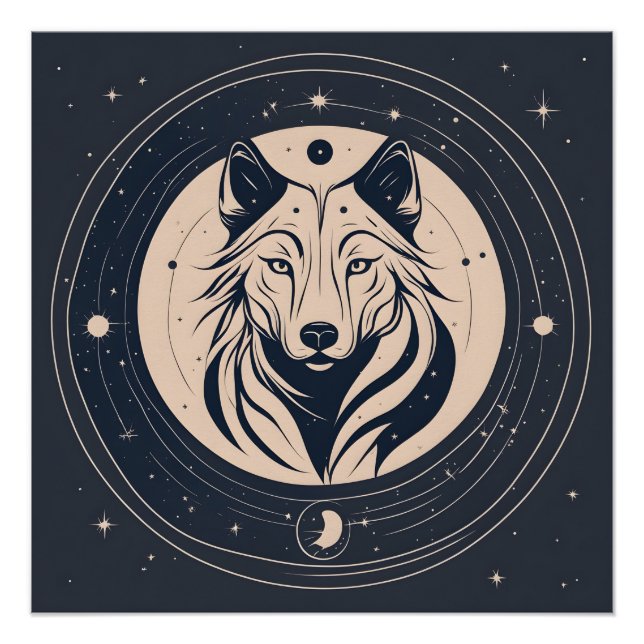 Póster Wolf Spirit (Anverso)