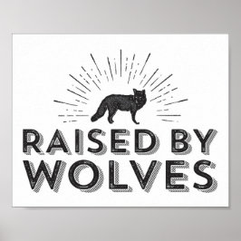 Póster Wolf Wall Art for Nurseries and Kids Rooms