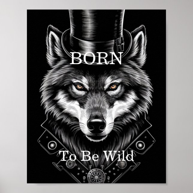 Póster Wolf Wild Poster (Frente)