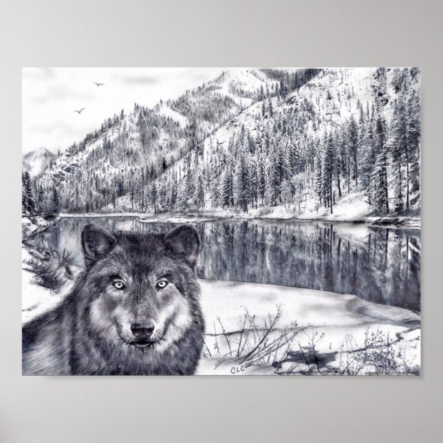 Póster Wolf y Lake (Frente)