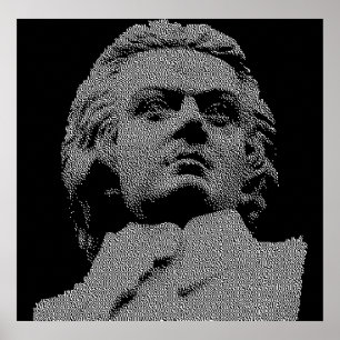 Póster Wolfgang Amadeus Mozart