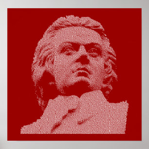 Póster Wolfgang Amadeus Mozart
