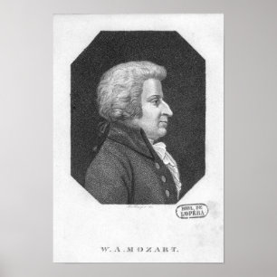 Póster Wolfgang Amadeus Mozart