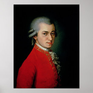 Póster Wolfgang Amadeus Mozart, 1818