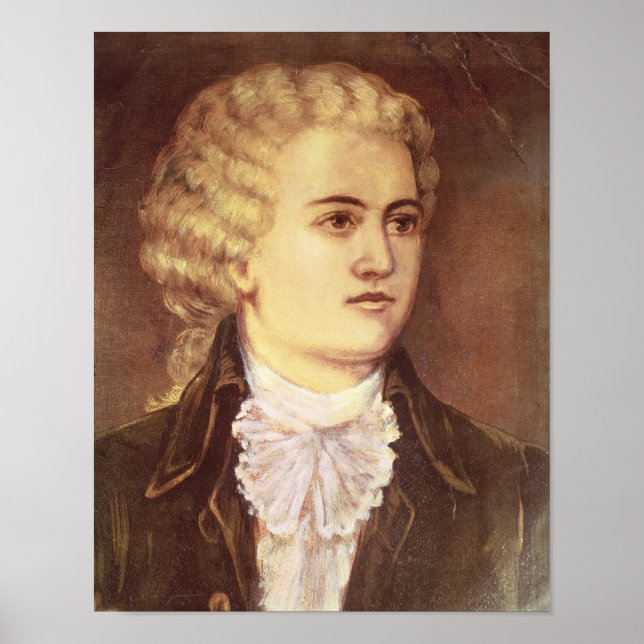 Póster Wolfgang Amadeus Mozart durante su estancia (Frente)