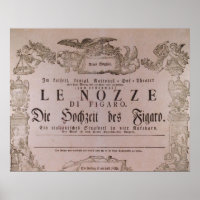 Wolfgang Amadeus Mozart Oper Le nozze di Figaro