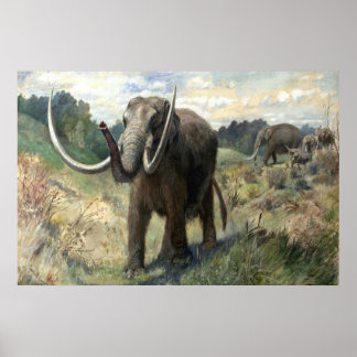 Póster Wolly Mammoth