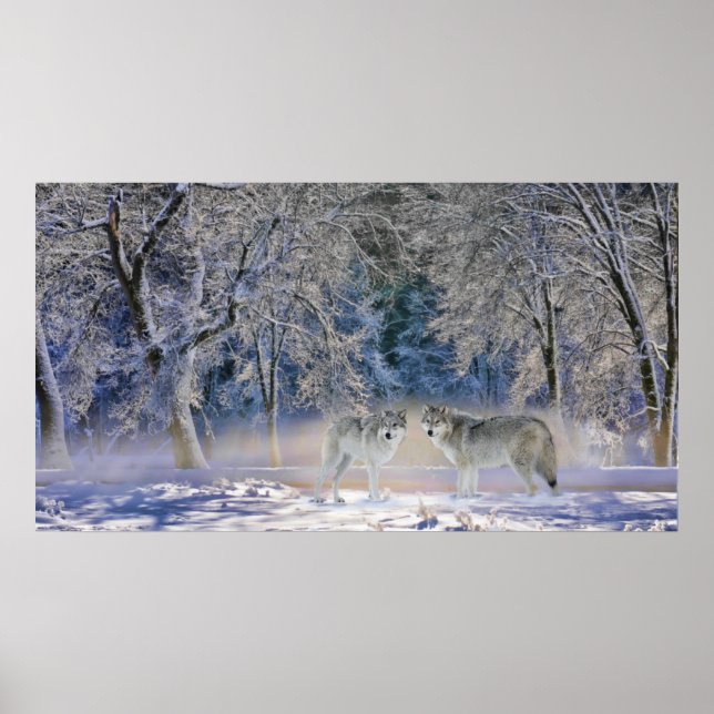 Póster Wolves Of Yellowstone (Frente)