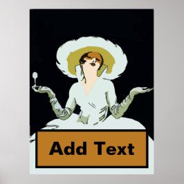 Póster Woman & Add Text Here