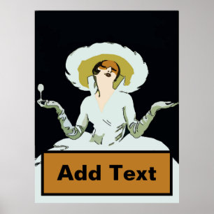 Póster Woman & Add Text Here