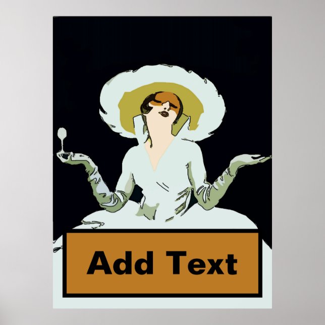 Póster Woman & Add Text Here (Frente)