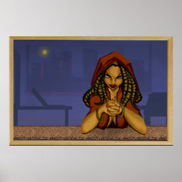 Póster Woman At Bar