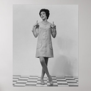 Póster Woman Gestures