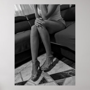Póster Woman in high heels poster