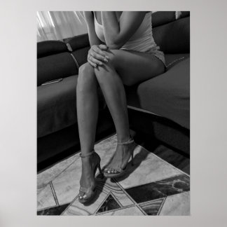 Póster Woman in high heels poster