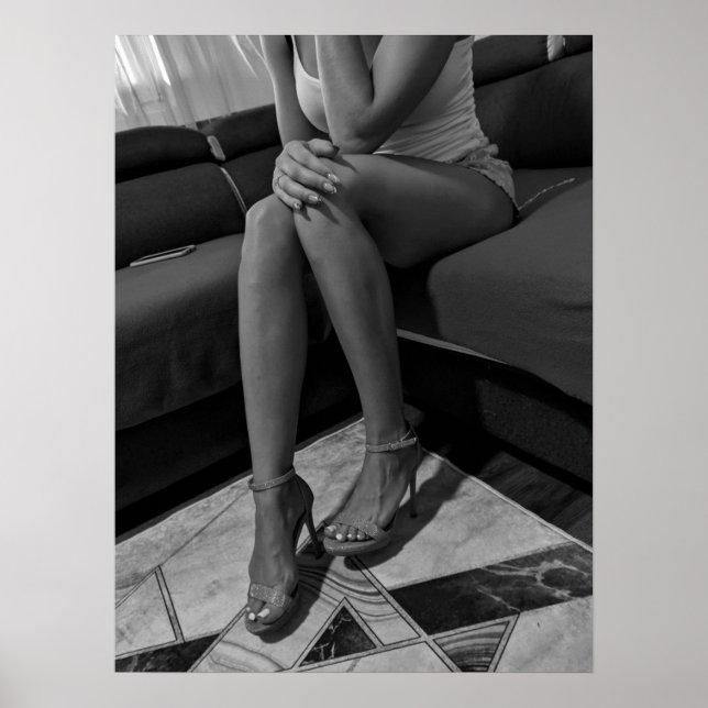 Póster Woman in high heels poster (Frente)