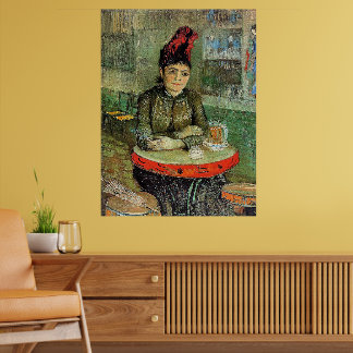 Póster Woman in the Cafe Tambourin,