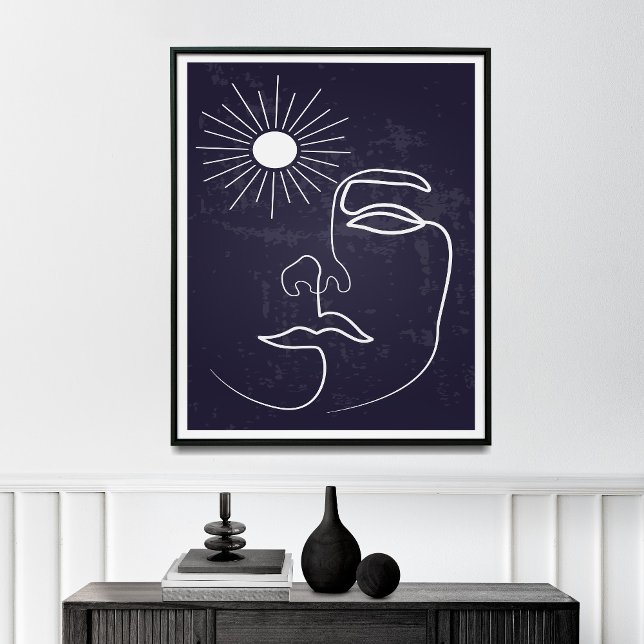Póster Woman Line Modern Mid Century Art (Subido por el creador)