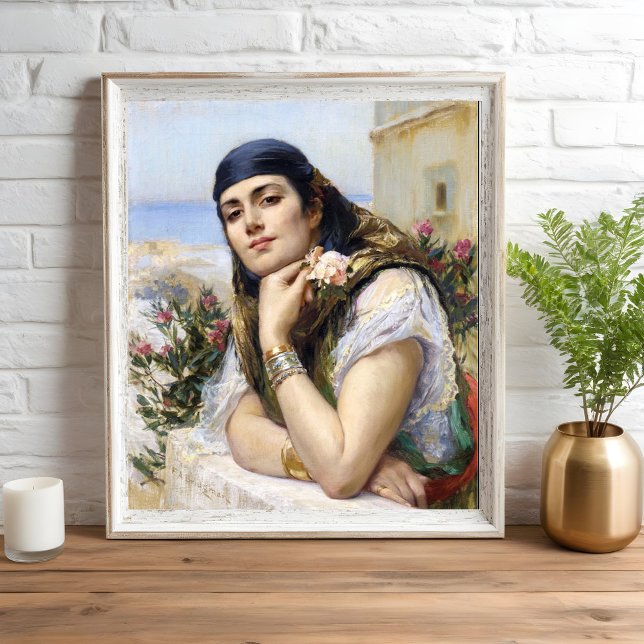 Póster Woman of Algiers, Arthur Bridgman (Subido por el creador)
