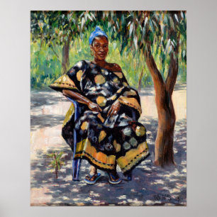 Póster Woman Sitting 2004