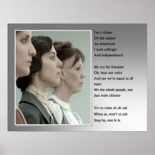 Póster Woman Suffrage