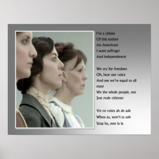 Póster Woman Suffrage