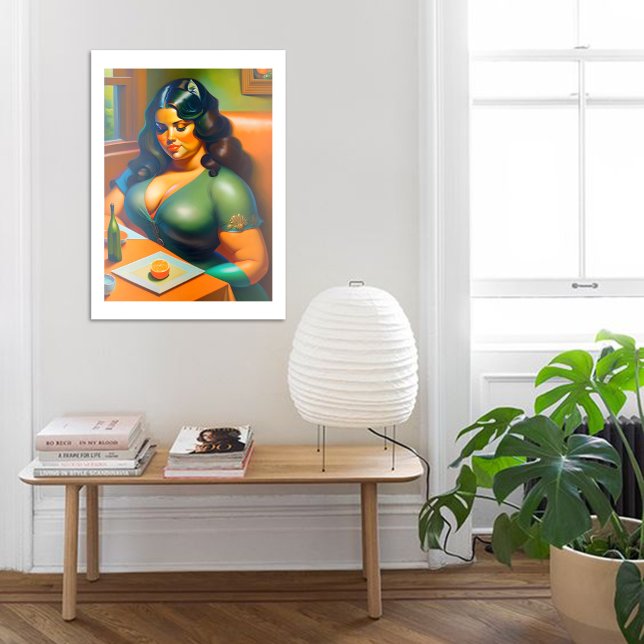 Póster Woman waiting B (Subido por el creador)