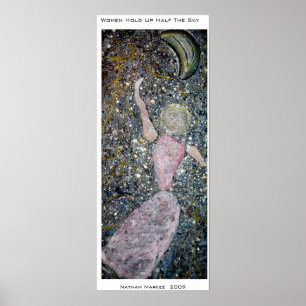 Póster Women Hold Up Half the Sky  Nathan Markee