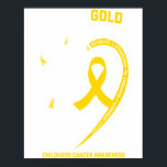 Póster Women I Wear Gold For My Grandson Childhood Gift<br><div class="desc">Women I Wear Gold For My Grandson Childhood Gift</div>