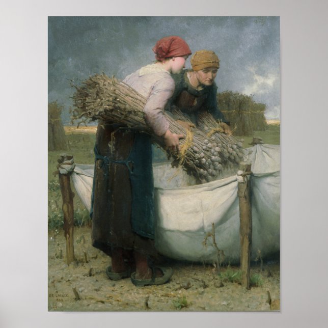 Póster Women in the Field, 1882 (Frente)
