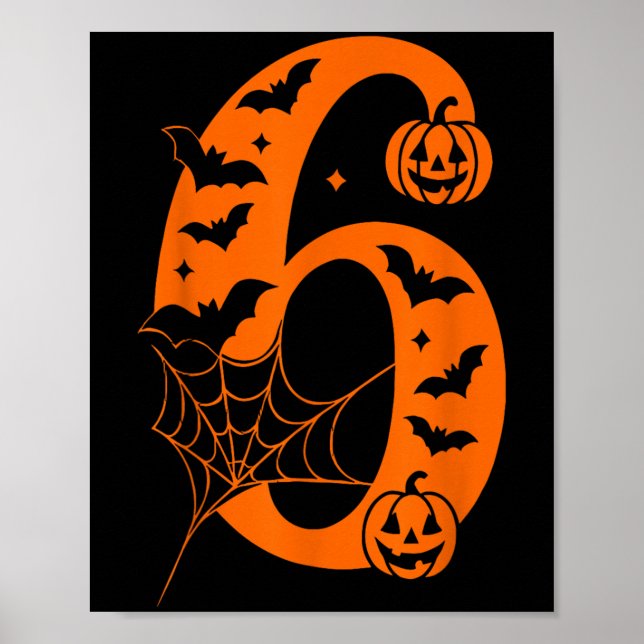Póster Women Men Couple Halloween Costume 6 7 Rizz Six Se (Frente)