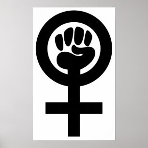 Póster Women Power Symbol