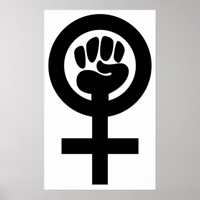 Póster Women Power Symbol (Frente)