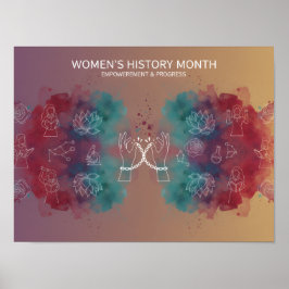 Póster Women’s History Month Poster – Empowerment Class