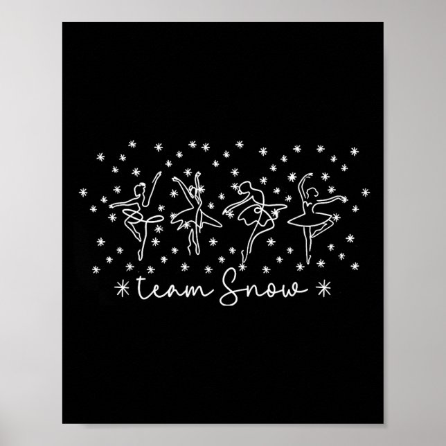 Póster Women Team Snow Corps Nutcracker Season Christmas  (Frente)